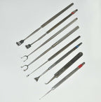 Surgical Stainless Steel Retractor Instruments Tweezers Miltex MIXED LOT x8 Pcs