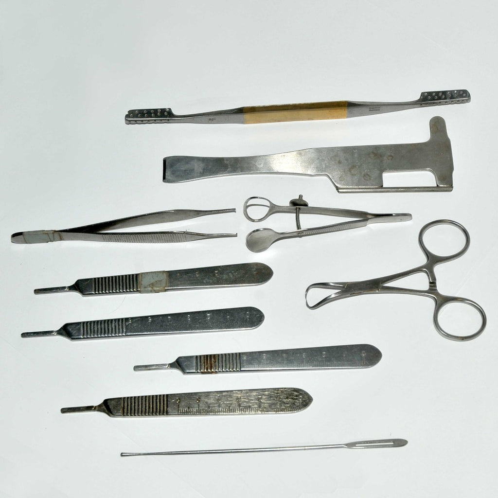 Stainless Steel Surgical Instruments Tweezers Miltex Storz Scraper LARGE LOT x10