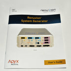 Renuvion System Generator Apyx Medical USER GUIDE Operator Manual Tech Specs