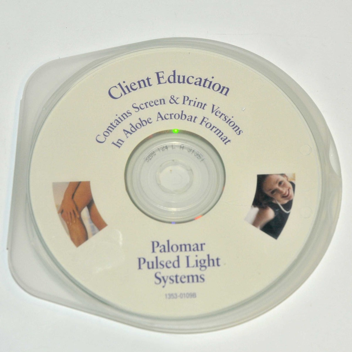 Palomar IPL Pulsed Light Client Education Training CD Disk PDF Format 1353-0109B