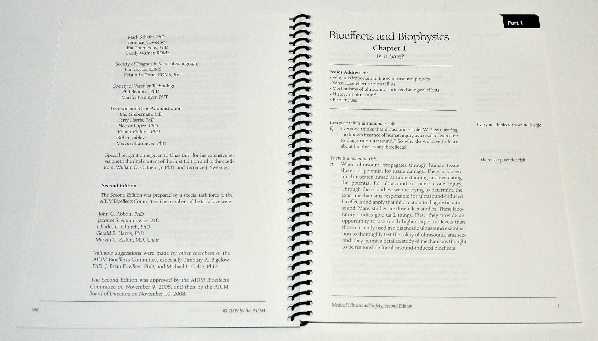 Medical Ultrasound Safety Bioeffects Biophysics American Institute Medicine Book