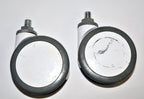 Lumenis Lume 1 Laser Set Swivel White Wheels Rolling Caster PARTS Lume1 One (x2)