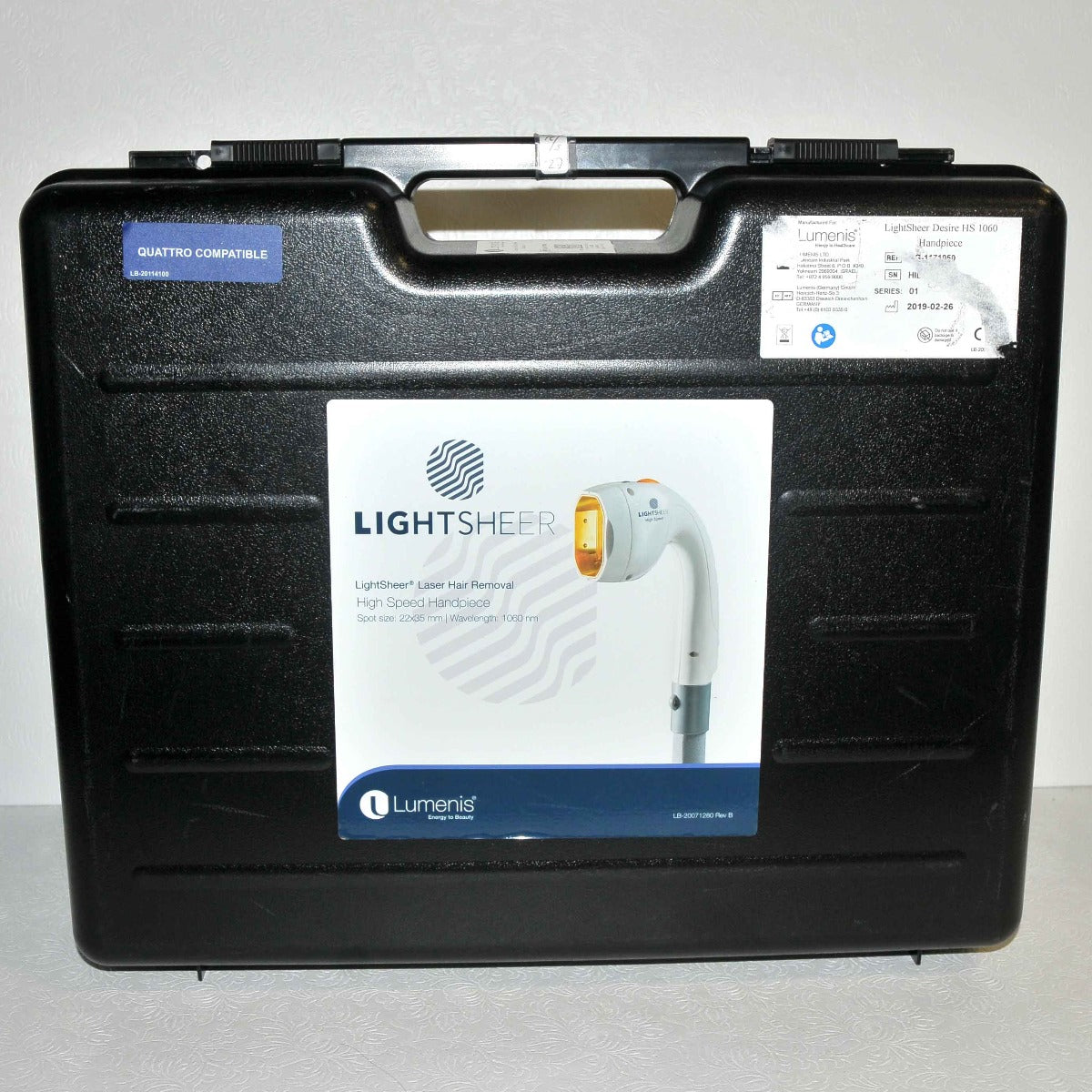 Lumenis LightSheer DESIRE Handpiece HS 1060nm Laser Hair Removal 2079 SHOTS 2019