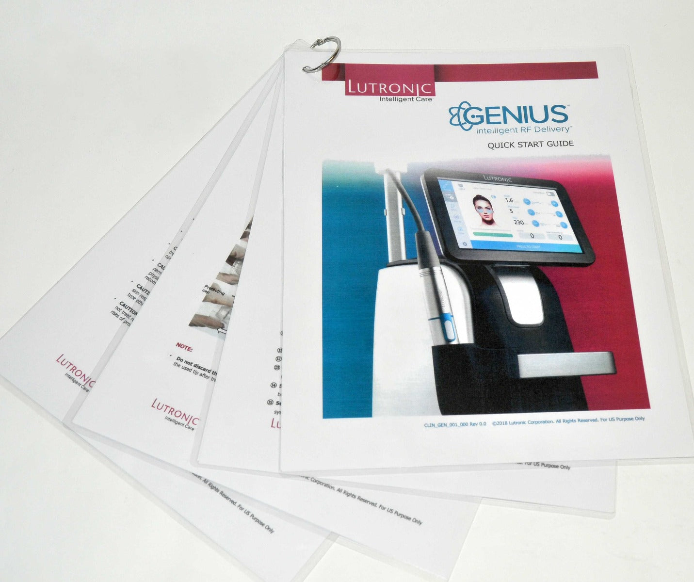 Lutronic Genius Intelligent RF Delivery Quick Start Guide Microneedling Guide