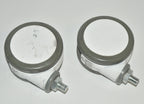 Lumenis Lume 1 Laser Set Swivel White Wheels Rolling Caster PARTS Lume1 One (x2)