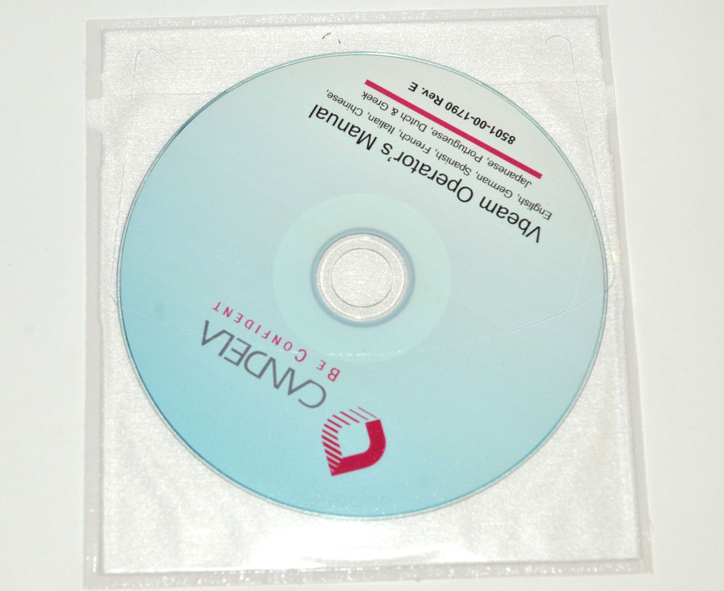 Candela VBeam Perfecta Platinum Aesthetica Operator Manual 8501-00-1780 V Beam