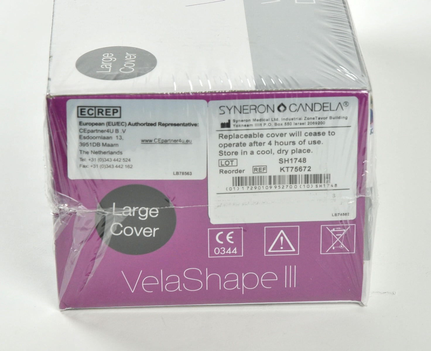 Syneron Candela VelaShape III 3 VContour Applicator Large Covers KT75672 (x5 Pc)