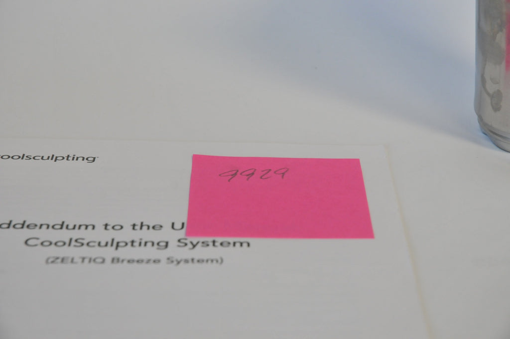 Zeltiq CoolSculpting Addendum User Manual Breeze System PL-17163-A Cool Sculpt