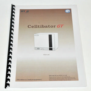 Medikan Celltibator GT Operator Instruction Manual User Guide Booklet Autoclave