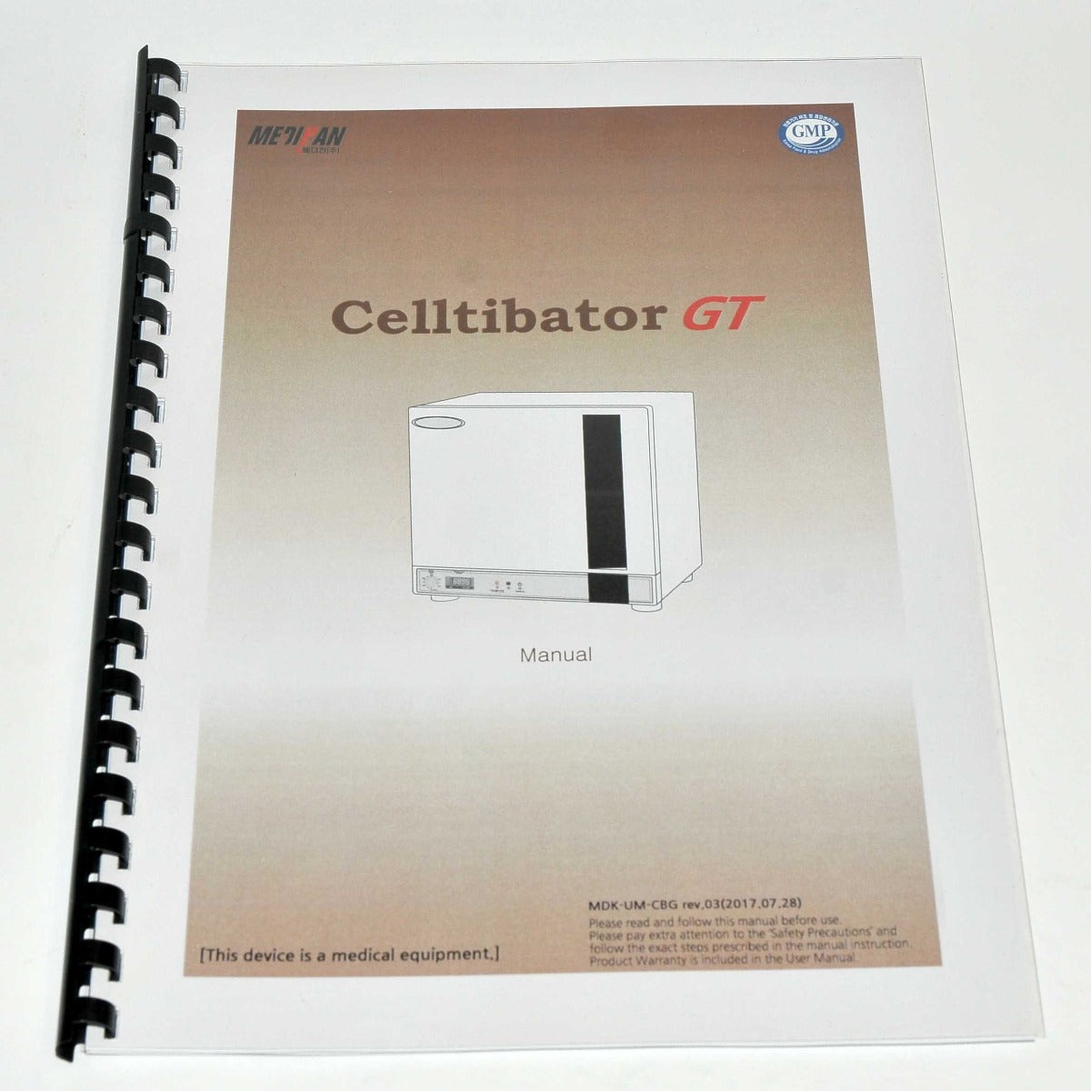 Medikan Celltibator GT Operator Instruction Manual User Guide Booklet Autoclave