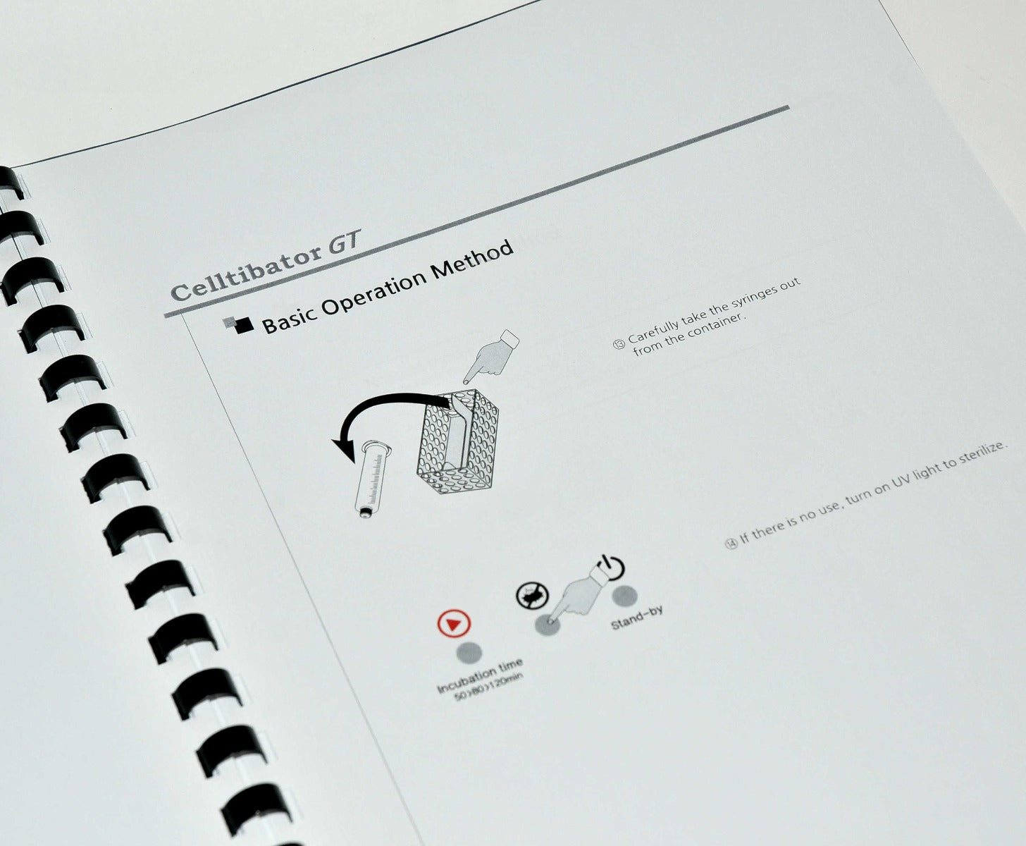 Medikan Celltibator GT Operator Instruction Manual User Guide Booklet Autoclave