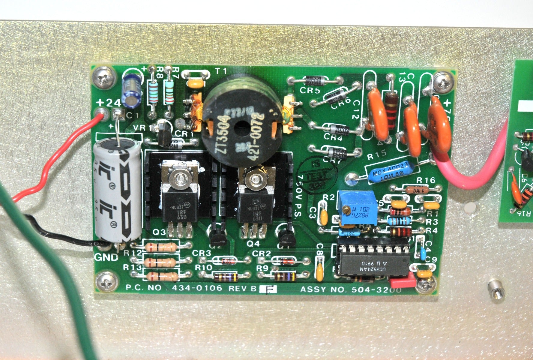 Hoya ConBio MedLite 4 IV Laser PCB Board Assembly 434-0106 Continuum Mark Bank