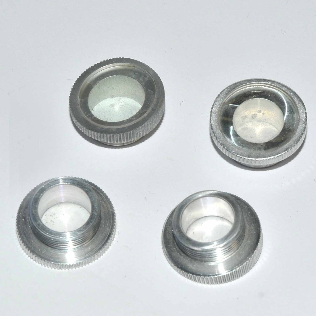 Hoya ConBio Medlite Laser Handpiece Window Threaded AS IS PARTS Lot (x4 Pcs)