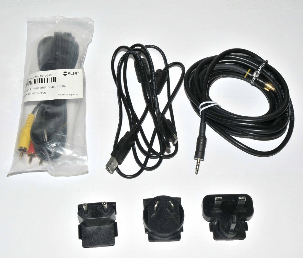 FLIR Infrared Thermal Imaging Video Camera Cable PARTS LOT 1910582 RCA Base