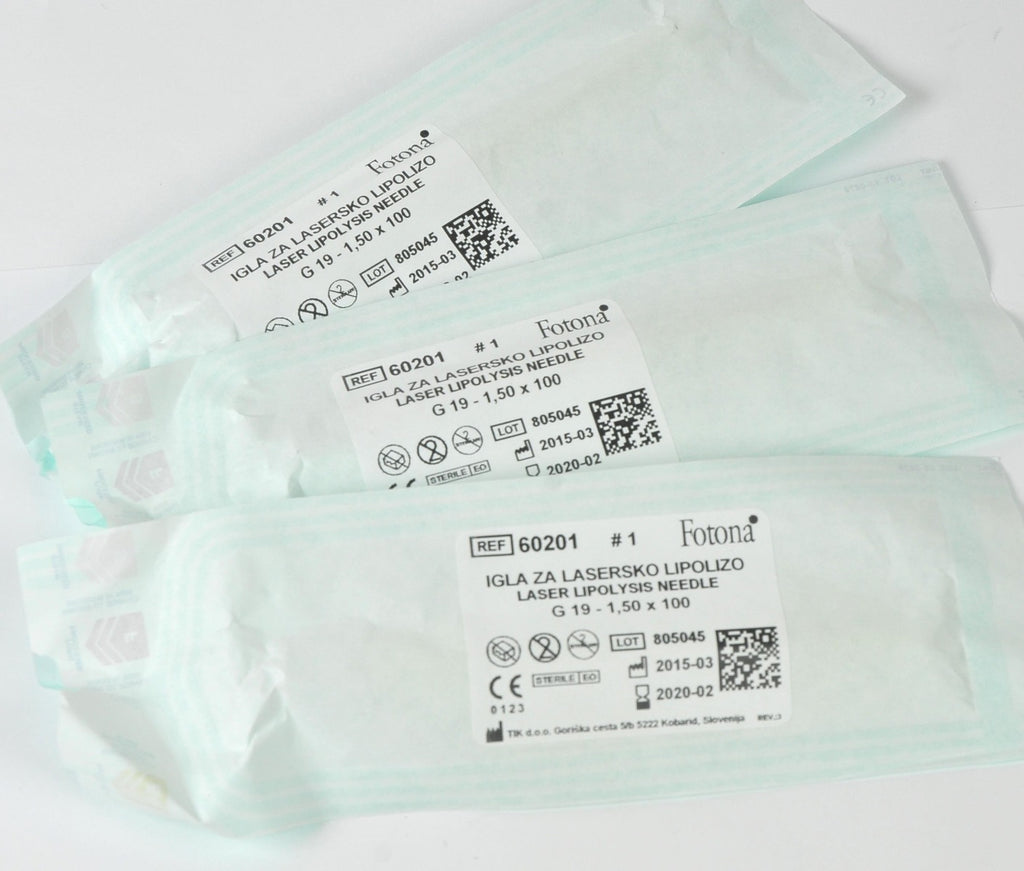 Fotona Laser Lipolysis Needle G19 1,50x100 60201 G 19 EXP2020 Lot x3 Pcs