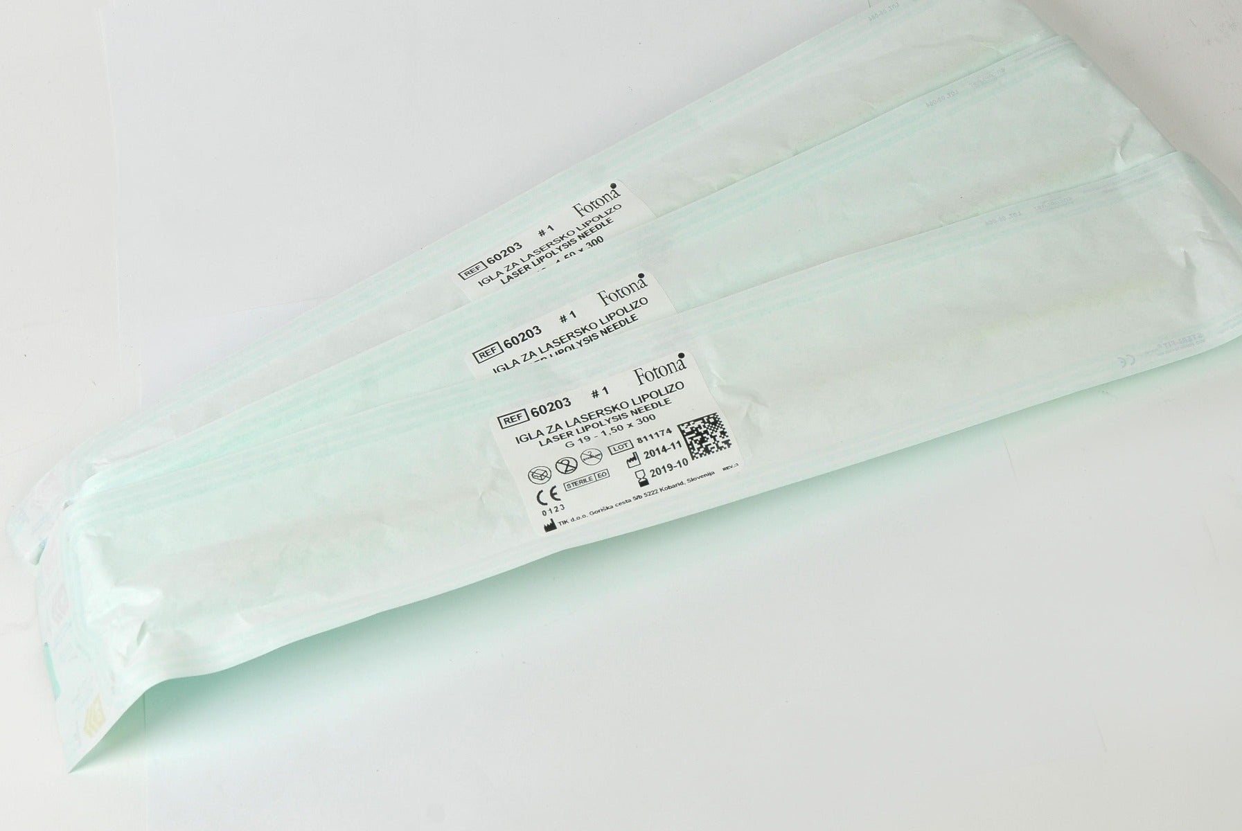 Fotona Laser Lipolysis Needle G19 1,50x300 60203 G 19 EXP2019 Lot x3 Pcs