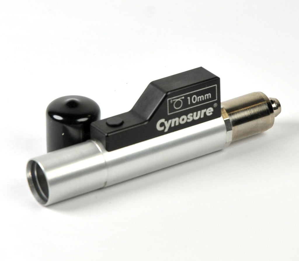 Cynosure MPX Laser 10mm Handpiece Assembly Cartridge Silver 595 Pulsed Dye PARTS