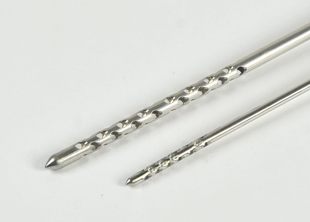 Cannulae Needle Set Fat Disrupter Harvester Black Handle Handpiece Cannula 3 Pcs