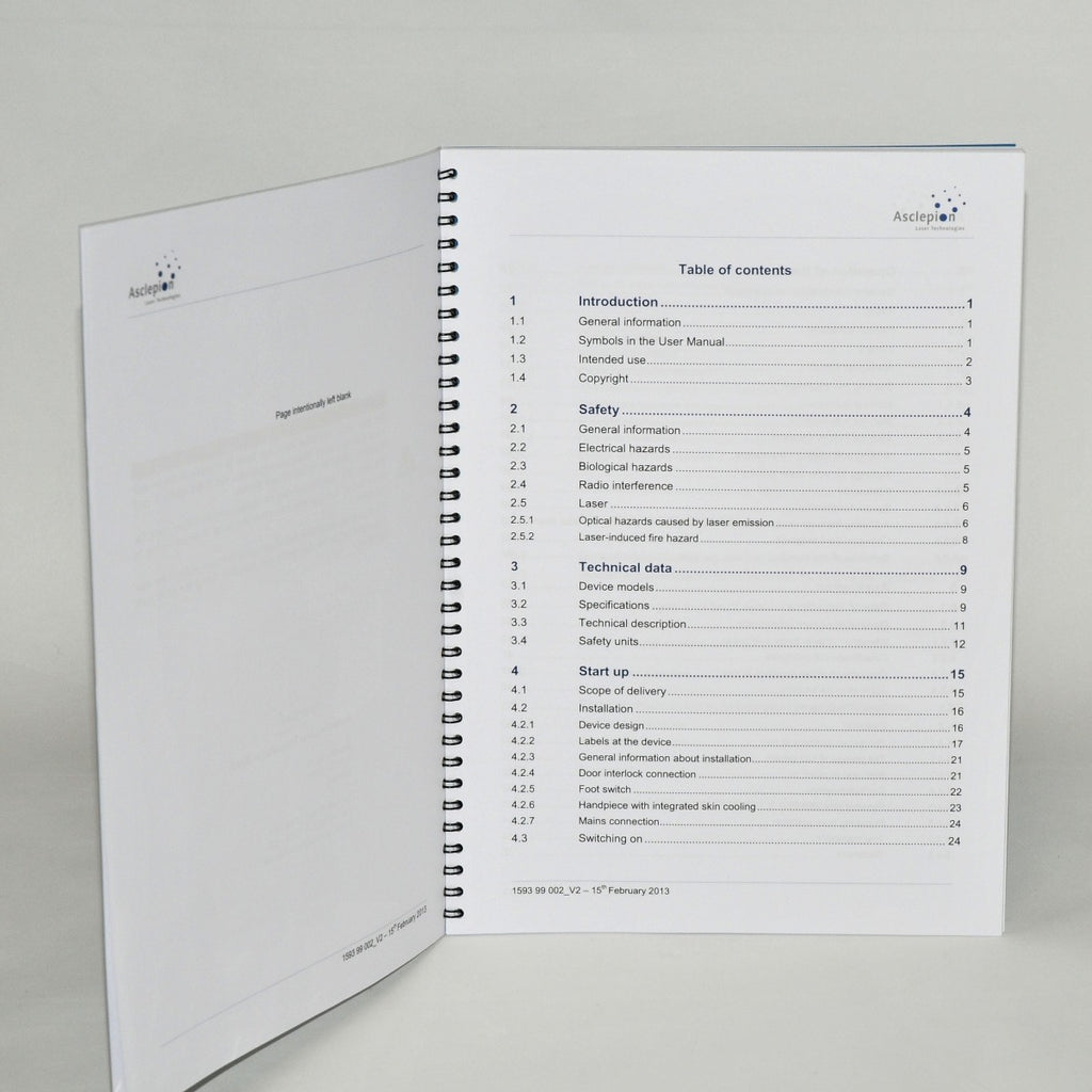 Asclepion Laser Technologies MeDioStar NeXT Operator User Manual Medio Star