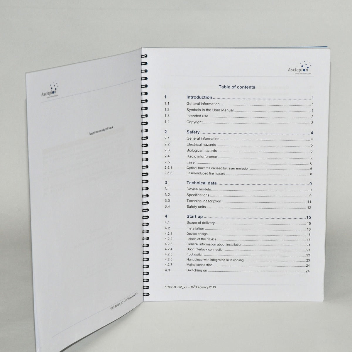 Asclepion Laser Technologies MeDioStar NeXT Operator User Manual Medio Star