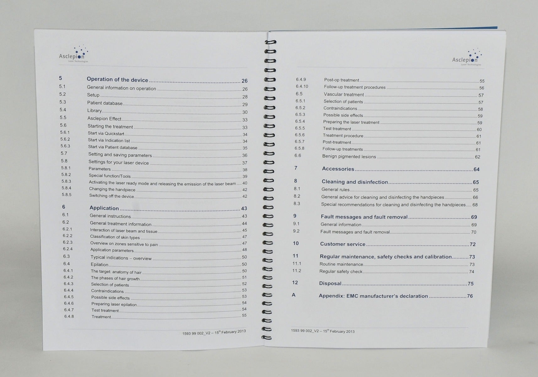 Asclepion Laser Technologies MeDioStar NeXT Operator User Manual Medio Star