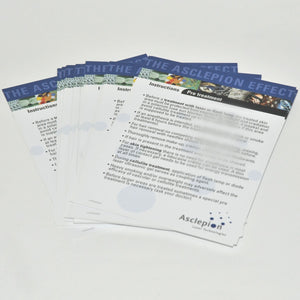 Asclepion Laser ASCLEPION EFFECT Pre/Post Treatment Instructions (x24 Pcs)