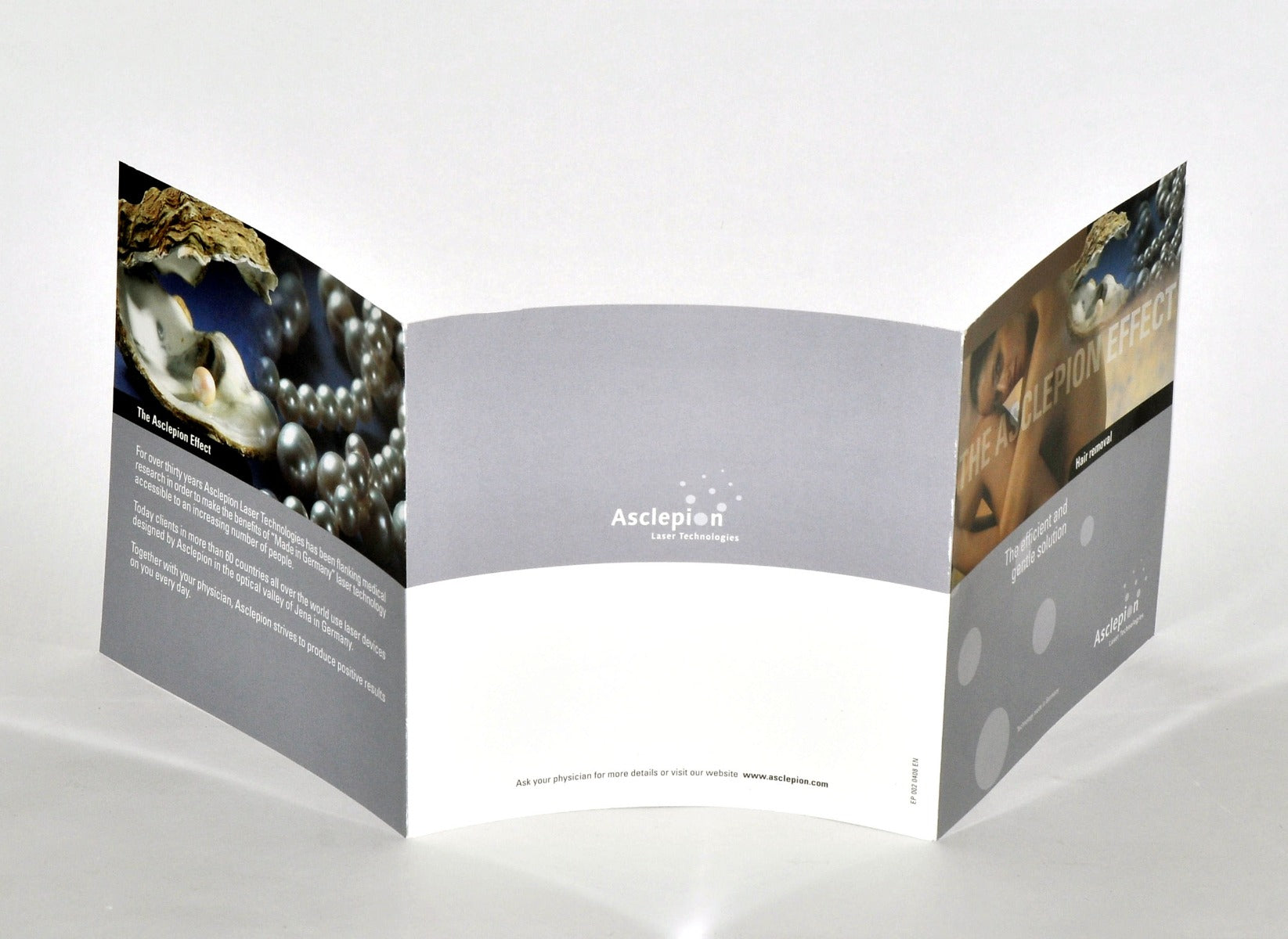 Asclepion Laser The ASCLEPION EFFECT Hair Removal Patient Brochure (x30 Pcs)
