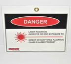 Lutronic Laser Room Safety Danger Warning Sign Class IV 4 Scattered Radiation
