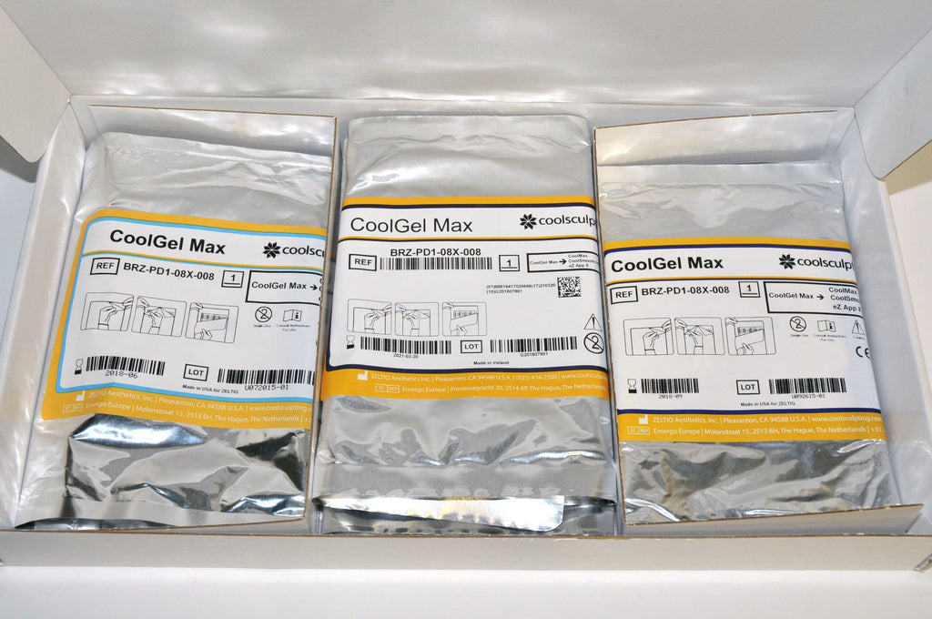 ZELTIQ CoolGel CoolSmooth PRO GelPads Max BRZ-PD1-08X-008 Coolsculpting ALL EXP