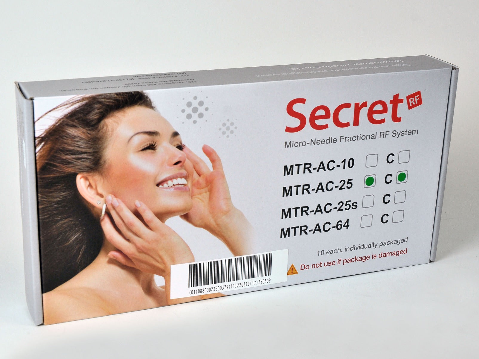 Ilooda 25 Pin Semi-Insulated Microneedle Tip Secret RF Fraxis Duo MTR-AC-C-25 x9