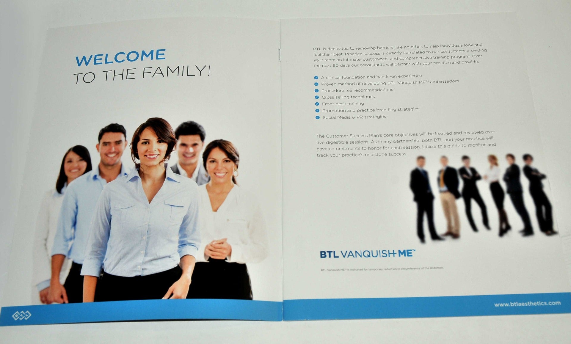 BTL Aesthetics VANQUISH ME Customer Success Plan Steps Financial Freedom Plan