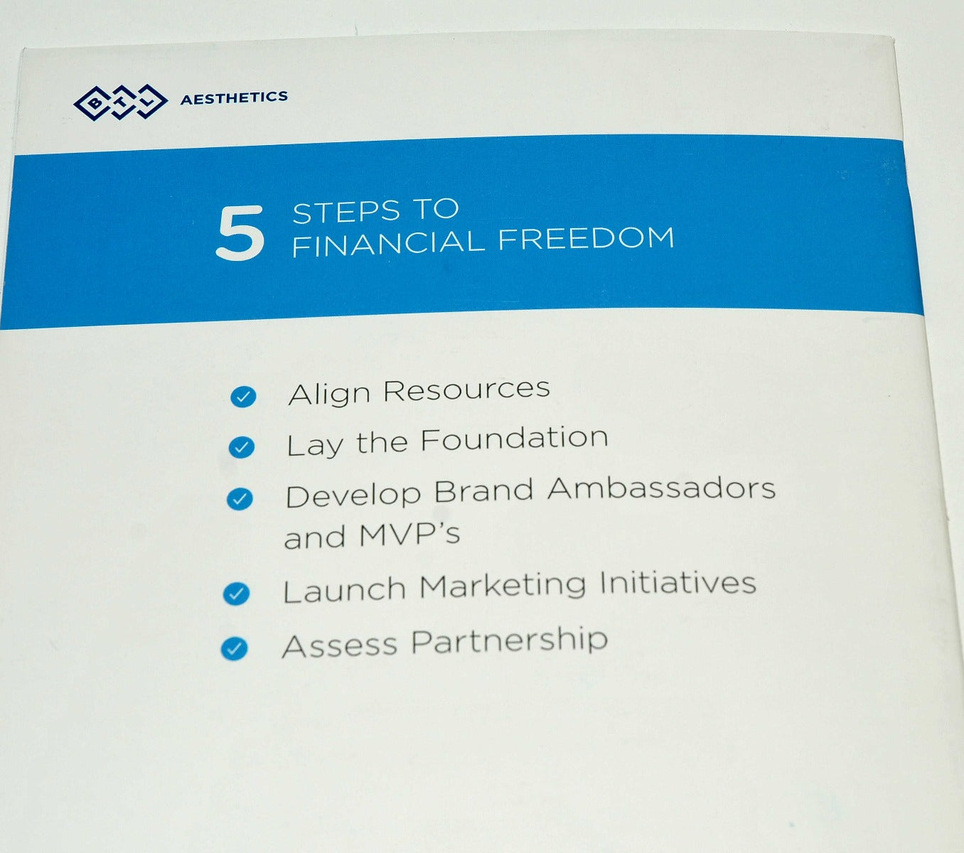 BTL Aesthetics VANQUISH ME Customer Success Plan Steps Financial Freedom Plan