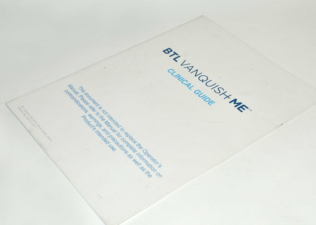 BTL Aesthetics Vanquish ME CLINICAL GUIDE Operation Training Supplement Manual