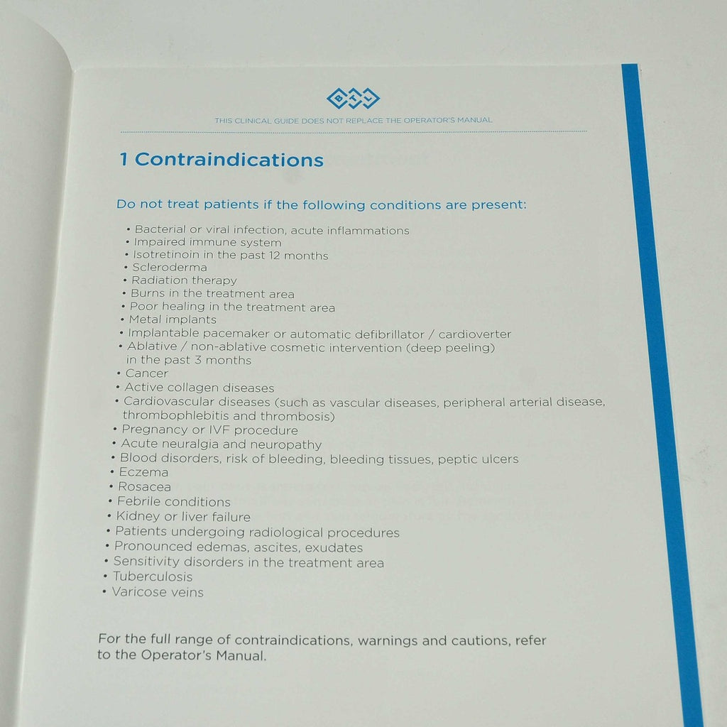 BTL Aesthetics Exilis System CLINICAL GUIDE Operation Training User Manual 40Pgs