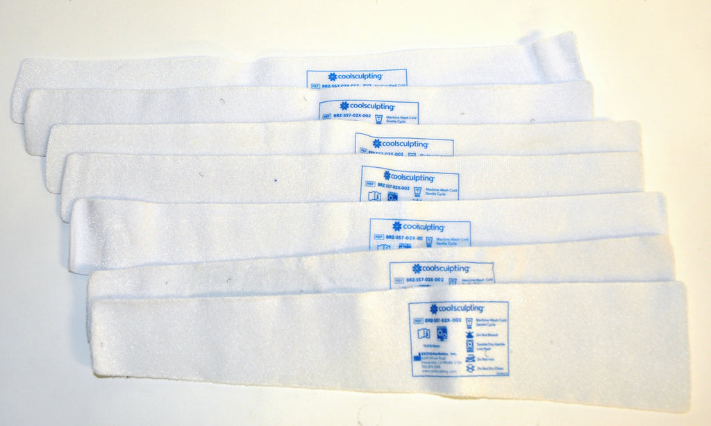Zeltiq CoolSculpting White Securement Straps BRZ-SS7-02X-002 - 4 Pack