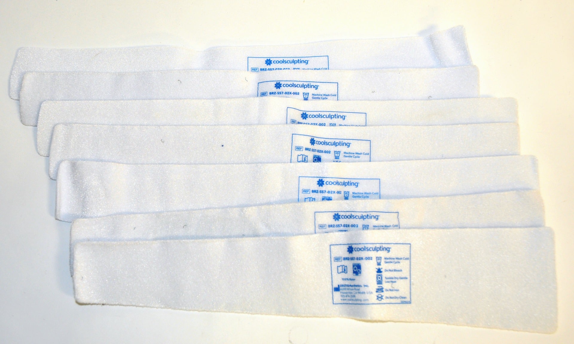 Zeltiq CoolSculpting White Securement Straps BRZ-SS7-02X-002 - 4 Pack