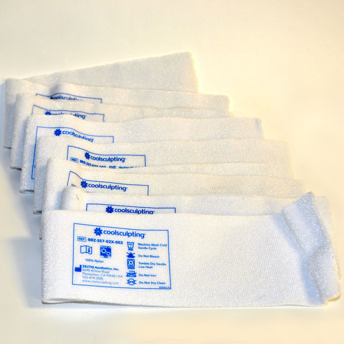 Zeltiq CoolSculpting White Securement Straps BRZ-SS7-02X-002 - 4 Pack