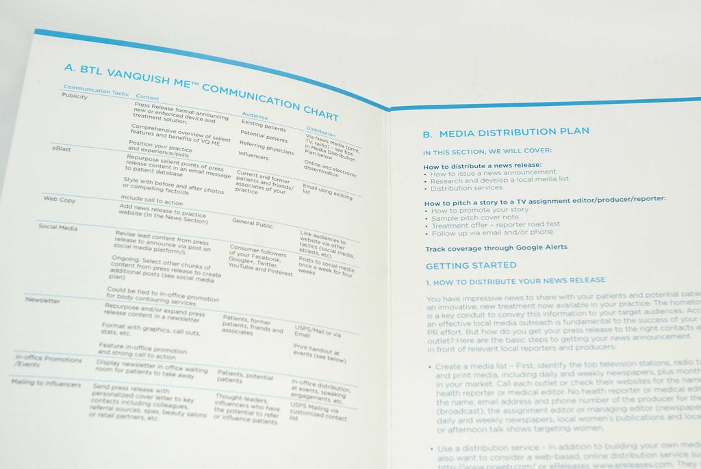 BTL Aesthetics VANQUISH ME Communications Marketing Plan User Guide Media Promos