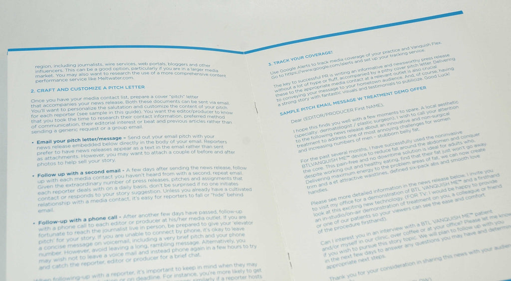 BTL Aesthetics VANQUISH ME Communications Marketing Plan User Guide Media Promos