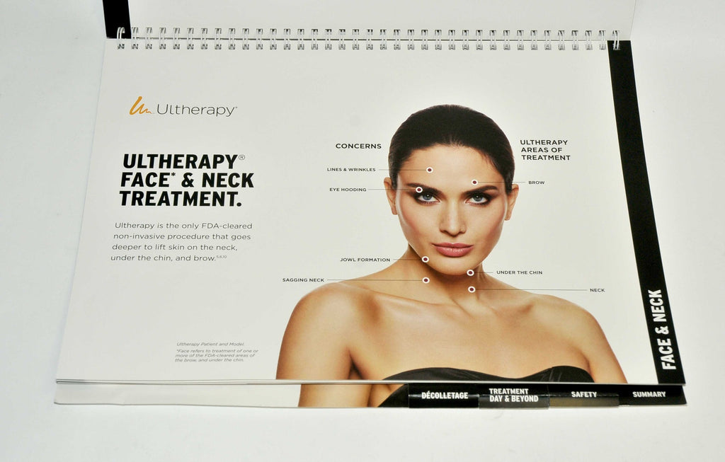 Ulthera Ultherapy Collagen Look Office Clinic Marketing Brochure Guide Overview