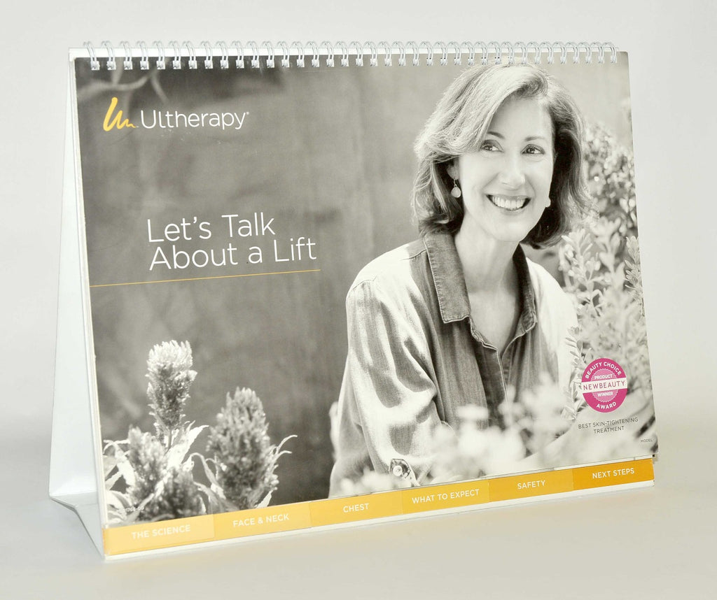 Ulthera Ultherapy Marketing Brochure Office Consultation Let's Talk About a Lift