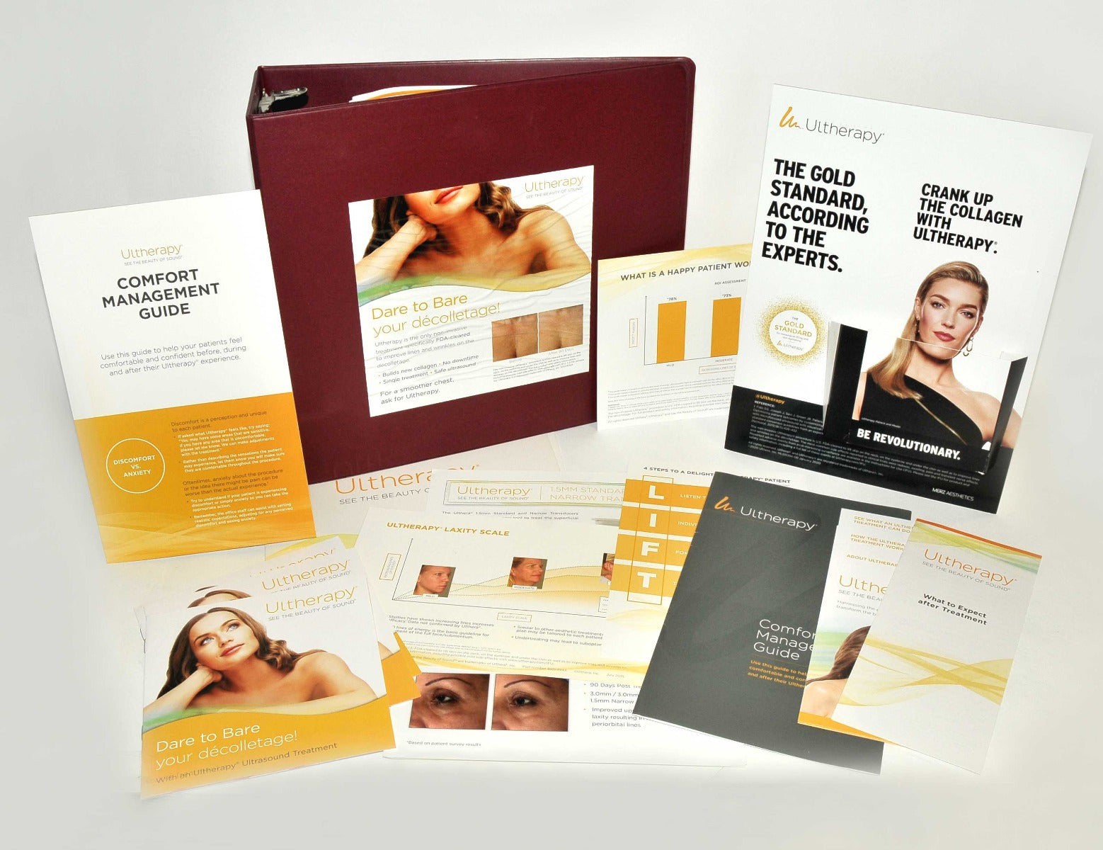 Ulthera Ultherapy Ultrasound Beauty Sound Patient Comfort Management Promo LOT