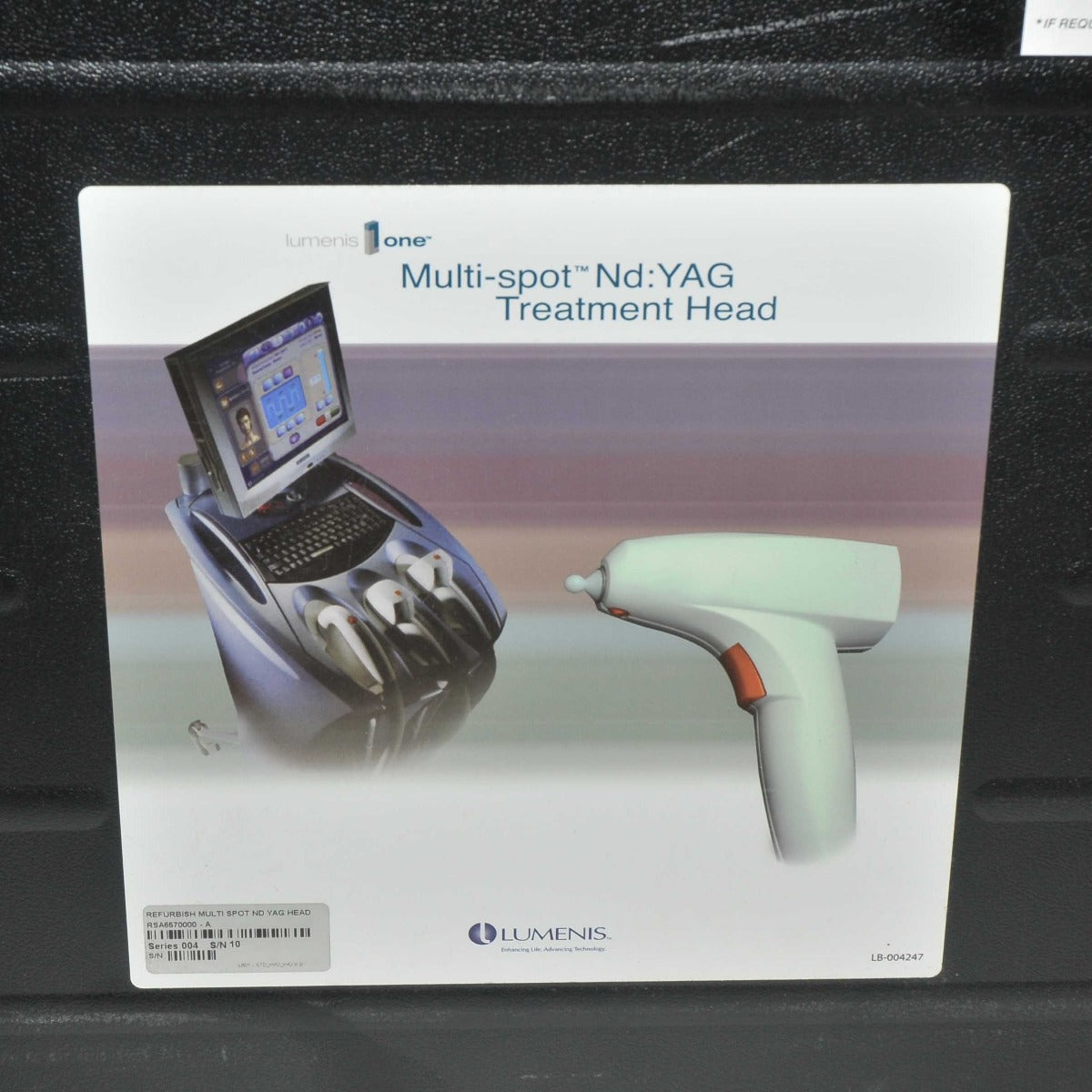 Lumenis One Lume 1 Laser MultiSpot Nd YAG Handpiece Factory Refurbished 0 Shots