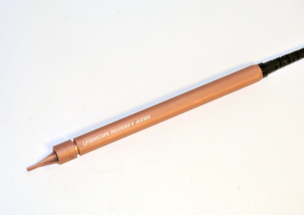 LaserScope Lyra Iridex Dermastat 2mm Pink Laser Handpiece 10-2302 PARTS Fiber