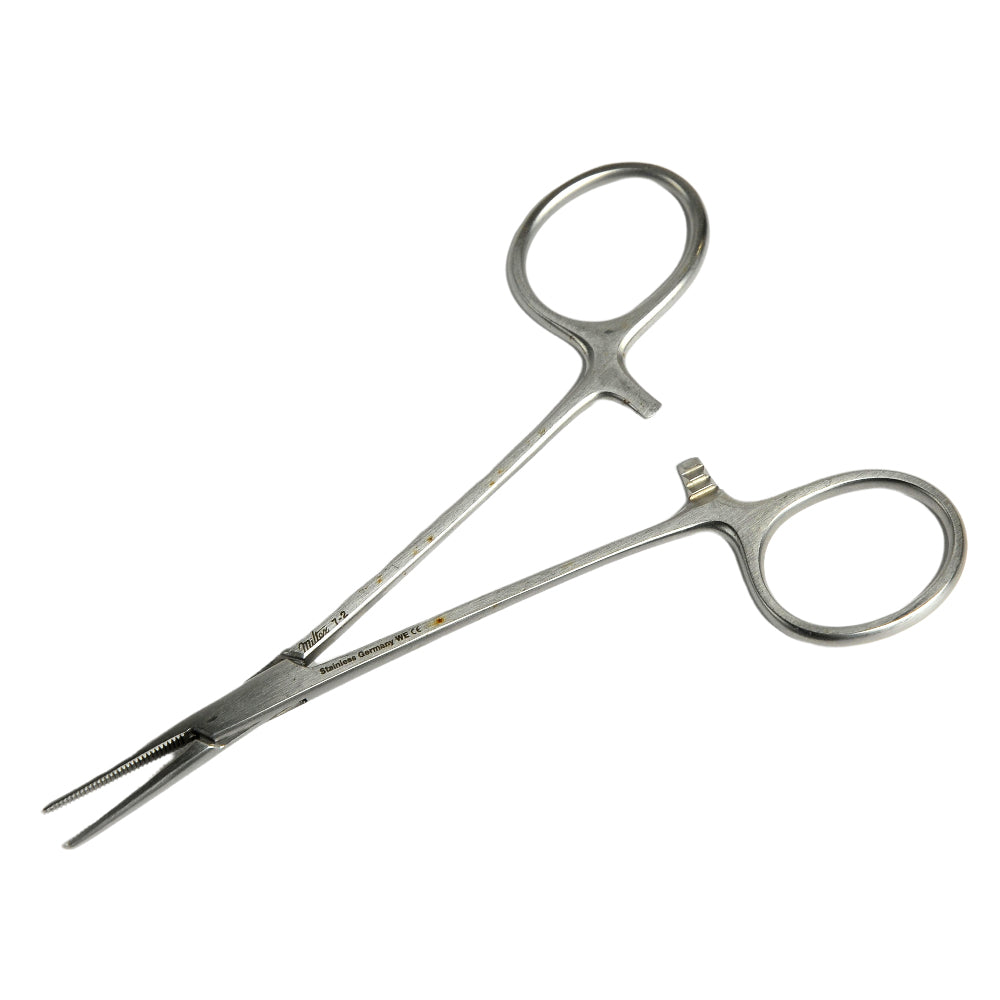Miltex Hemostatic Mosquito Forceps Stainless Steel Curved Serrated Tip Surgical