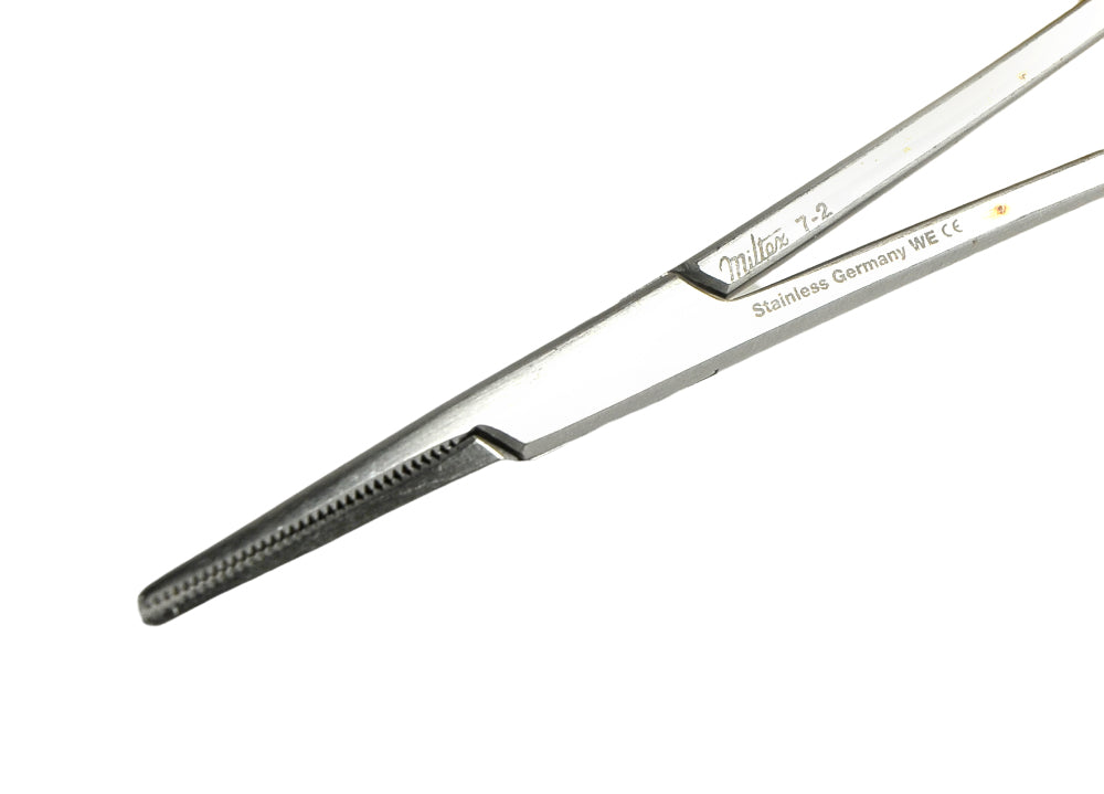 Miltex Hemostatic Mosquito Forceps Stainless Steel Curved Serrated Tip Surgical