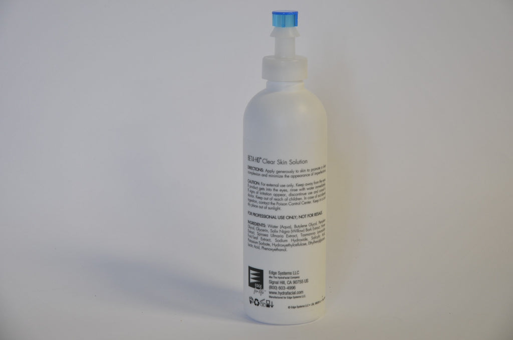 EDGE Systems BETA-HD Clear Skin Solution Hydrafacial 8 oz Bottle