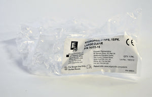 EDGE Systems Hydropeel Large Clear Tips P/N 74111-15 Hydrafacial LOT x15 Pcs