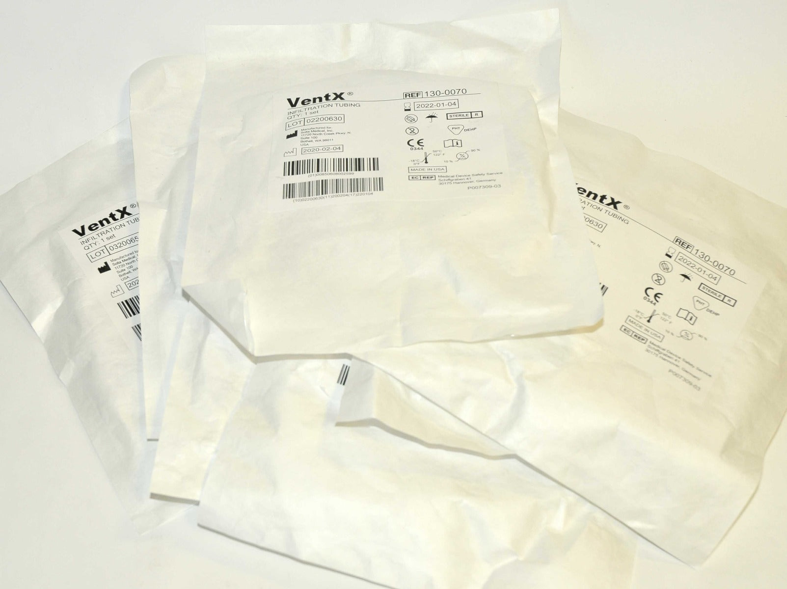Vaser VentX Infiltration Tubing REF 130-0070 Suction Tube Aspiration x7 Pcs