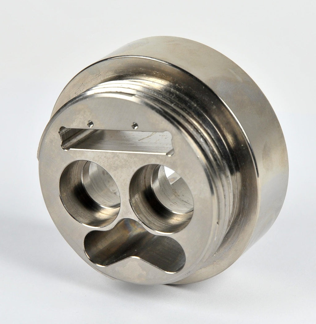 Lumenis M22 Laser Front Connector Panel Metal Housing Threaded Handpiece Base